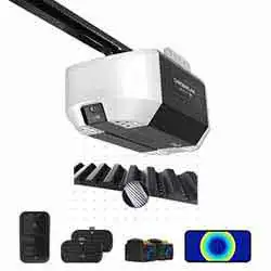 Chamberlain L smart belt drive garage door opener installed in a Scottsdale Arizona residential garage